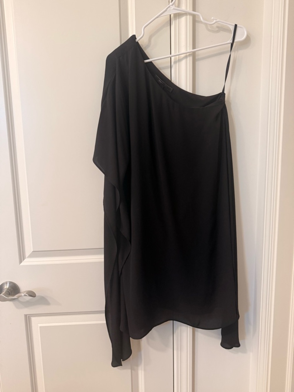 Excellent Condition!! 
BCBGMaxAzriaBlack One-Shoulder Women's Dress